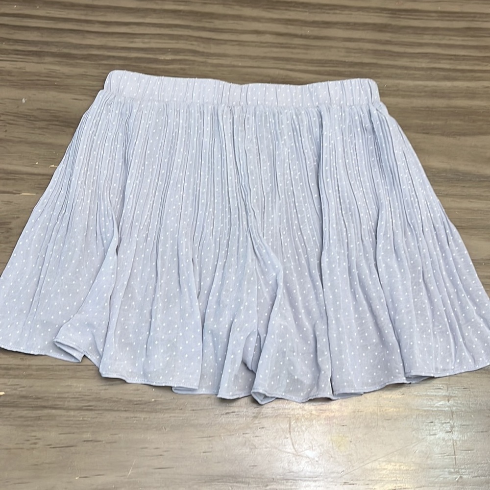 ANTHROPOLOGIE ENTRO PURPLE MINI SKIRT SIZE MEDIUM